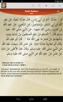 Hadith Collection android App screenshot 1